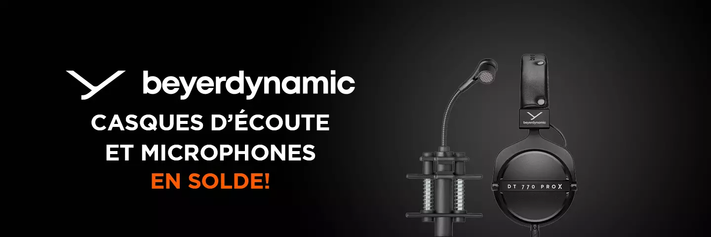 Obtenez un son professionnel � prix abordable avec Beyerdynamic.